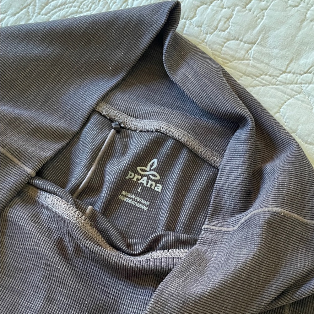 Prana Becksa 7/8 High Rise Ribbed Leggings Size Large